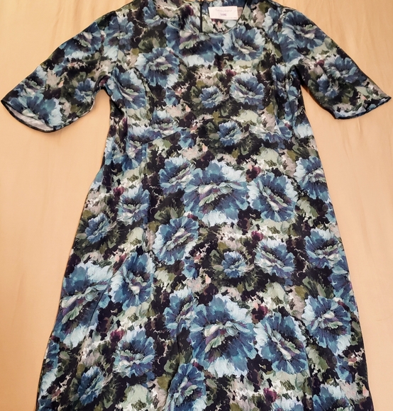 SERAPHINE Blue Floral Maternity Dress Florrie Duchess Kate Middleton - Picture 6 of 8